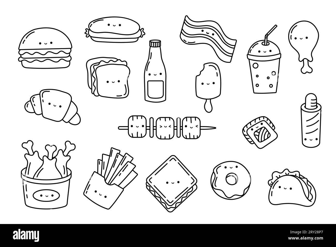 Fast Food Coloring Page Ultra Coloring Pages Vrogue co