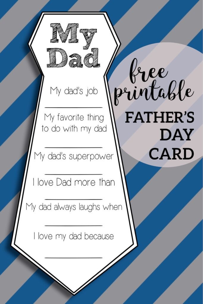 Father S Day Free Printable Cards Artofit