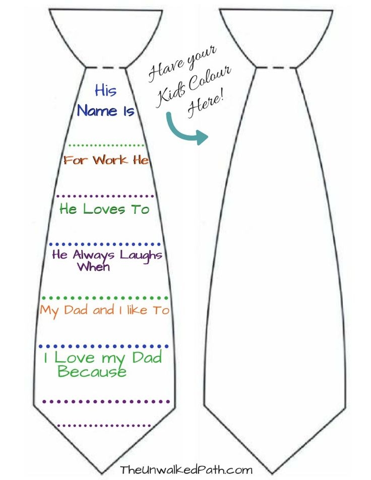 printable father's day crafts