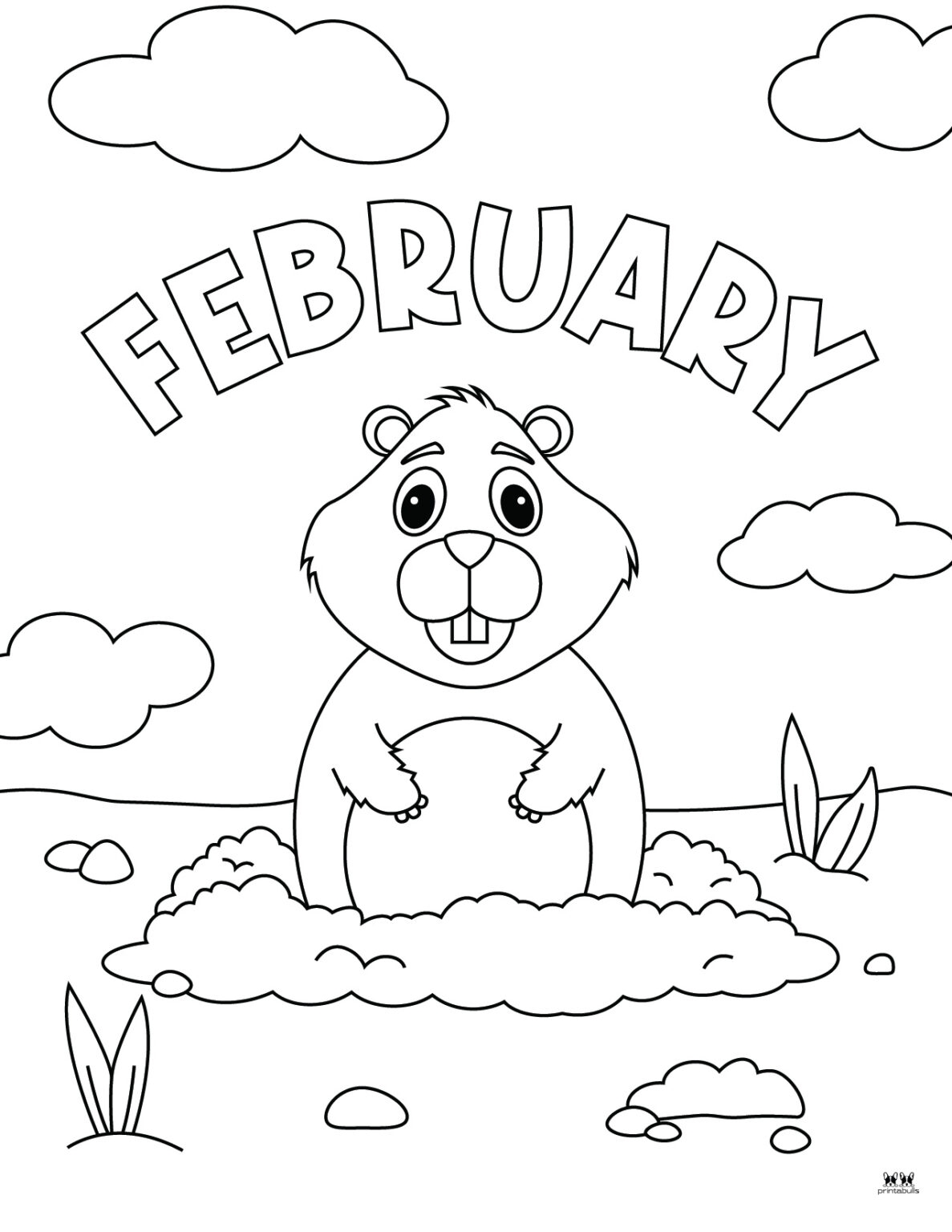 February Coloring Pages 25 FREE Pages Printabulls