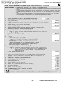 social security benefits worksheet 2023