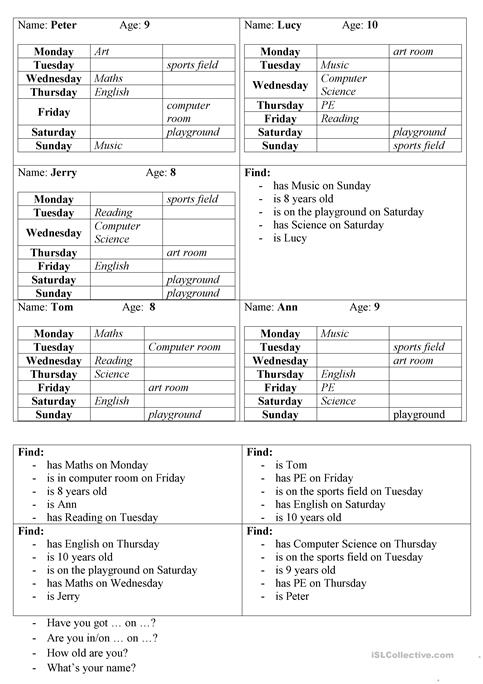 Find Someone Worksheet Free Worksheets Samples
