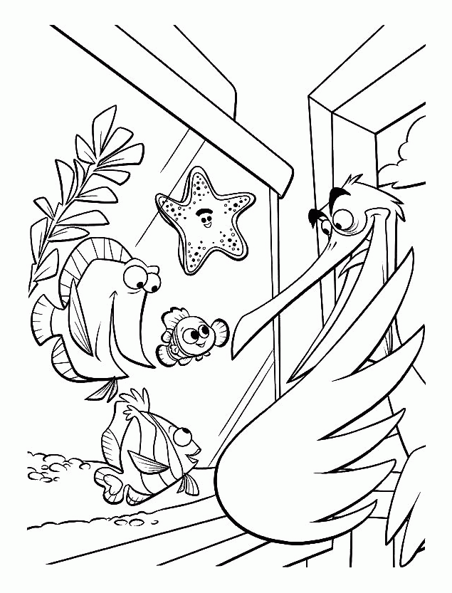 Finding Nemo Coloring Pages