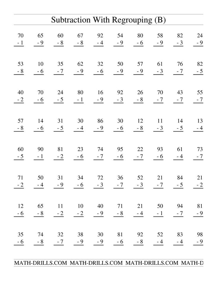First Grade Subtraction Worksheet Subtraction Worksheets