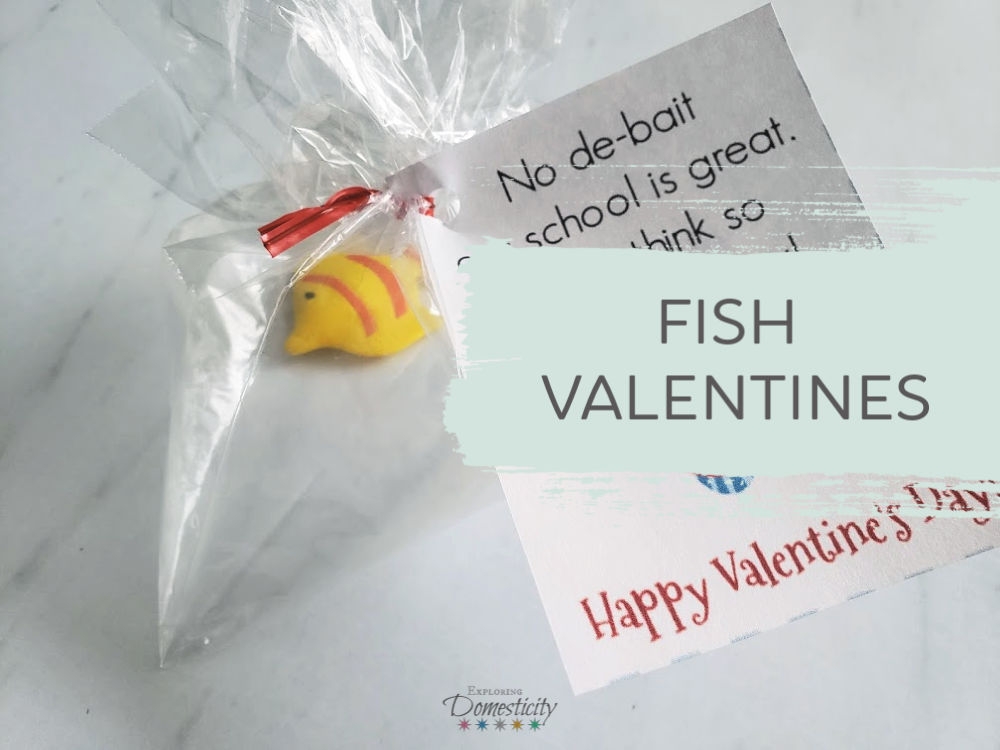 free printable fish valentine cards