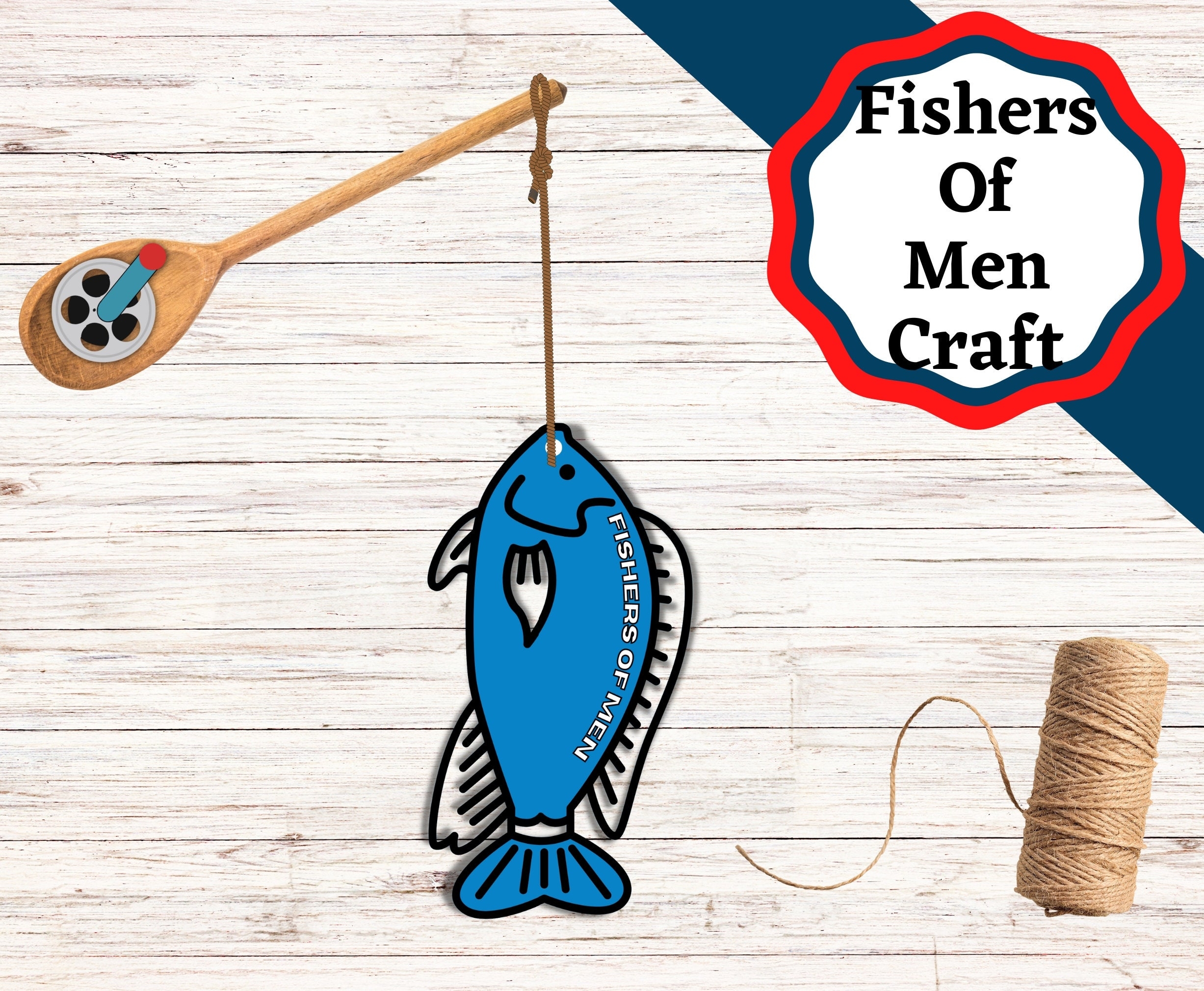 Fishers Of Men Printable Bible Craft Easy Craft To Make Fishing Pole 