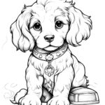 Five Cute Puppies Coloring Sheets For Instant Download Etsy