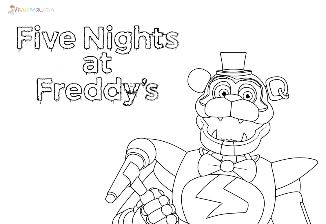 Five Nights At Freddy 39 s Coloring Pages
