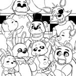 Five Nights At Freddy s Coloring Pages To Print Activity Shelter