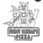 Five Nights At Freddys FNAF Coloring Page Printable