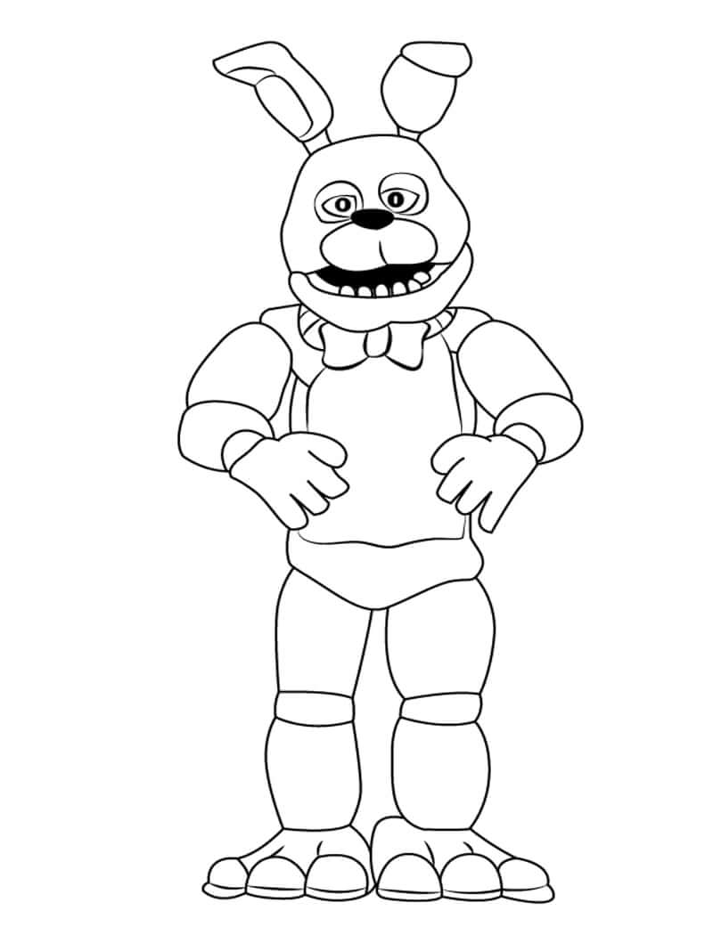 Five Nights At Freddys Coloring Pages
