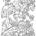 Floral Coloring Pages For Adults Best Coloring Pages For Kids