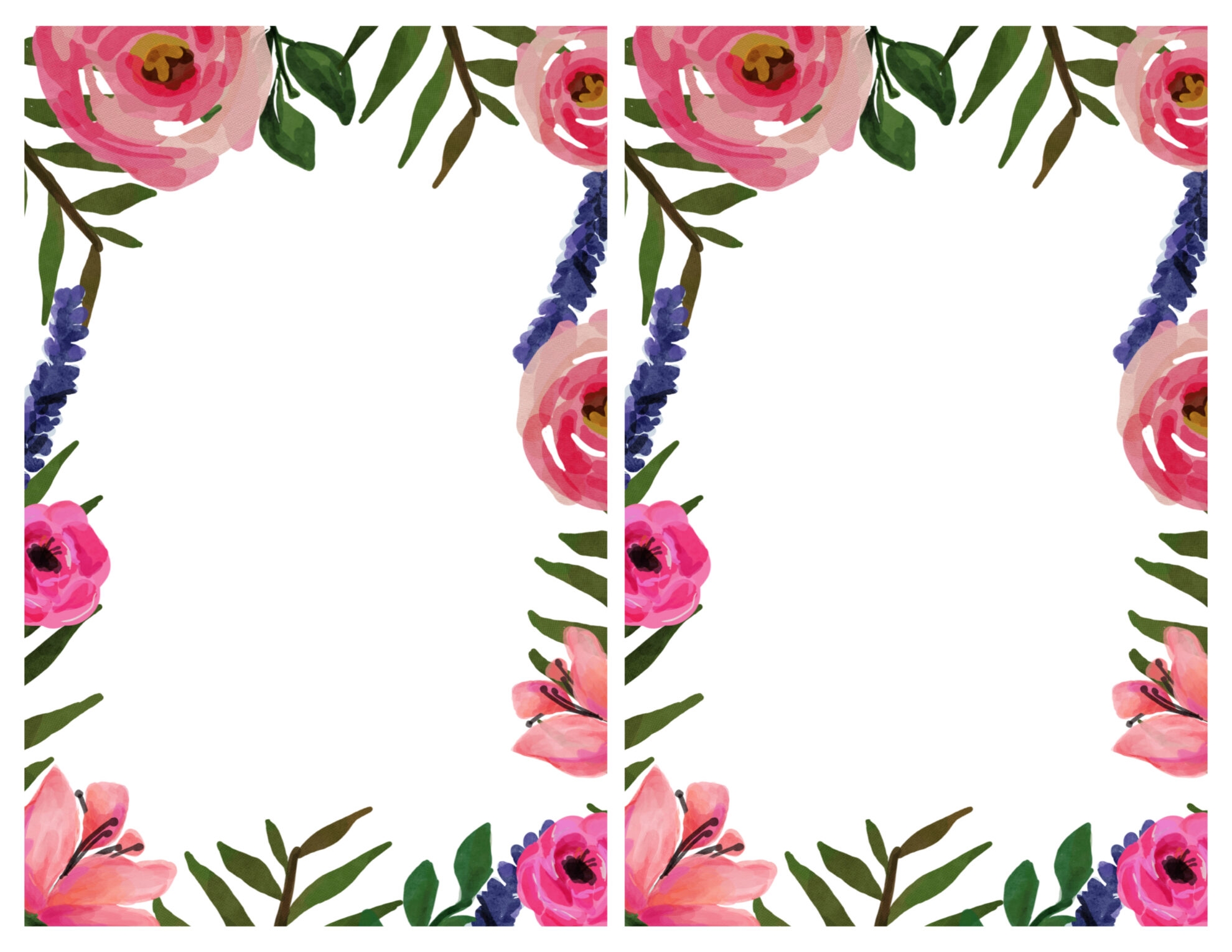 free printable templates of flowers