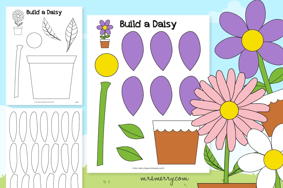 Flower Printables Free Template Printable Templates