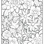 Flowers Coloring Page Young Rembrandts Shop