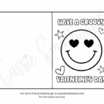 Foldable Printable Valentine 39 s Day Coloring Card Cassie Smallwood