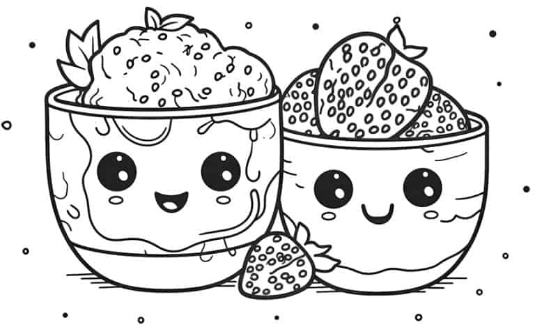 Food Coloring Pages 13 Brand New Coloring Sheets For Foodies