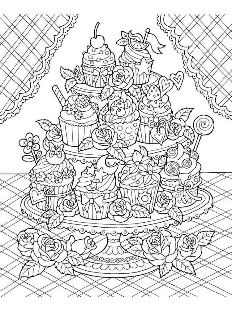 Food Coloring Pages For Adults