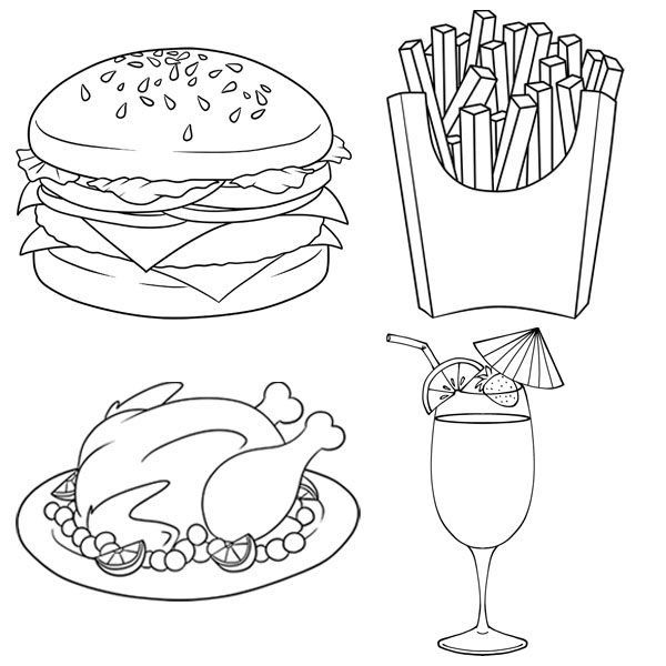food coloring printables