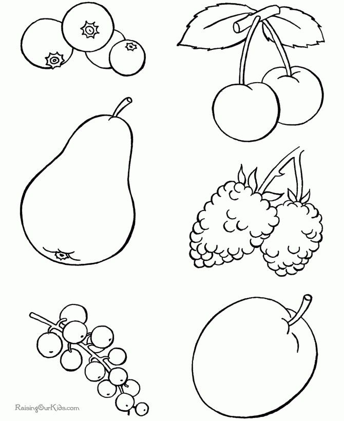 Food Coloring Pages To Print And Color 009