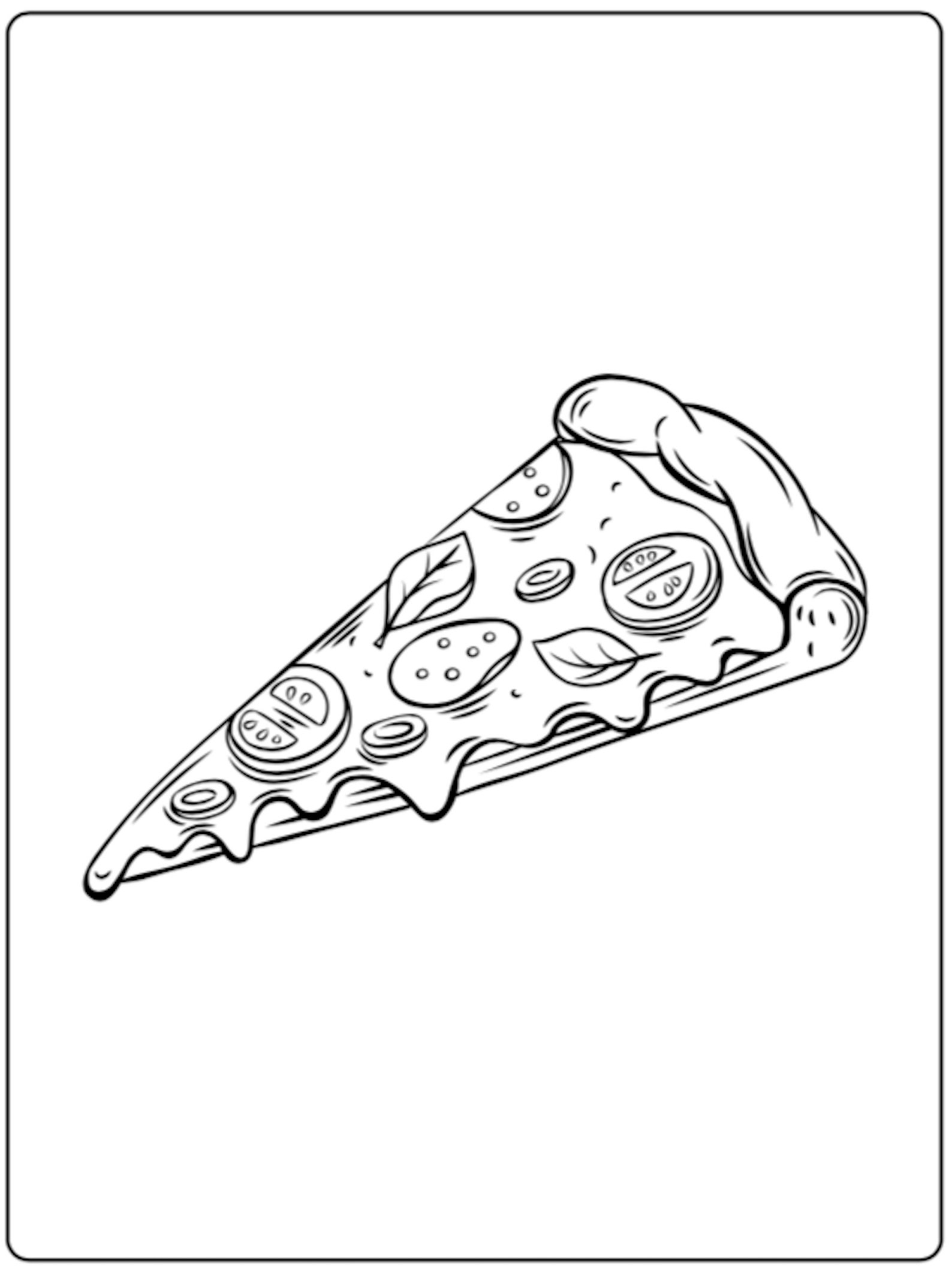 Food Colouring Sheets For Kids