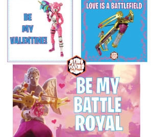 Fortnite Valentine Cards