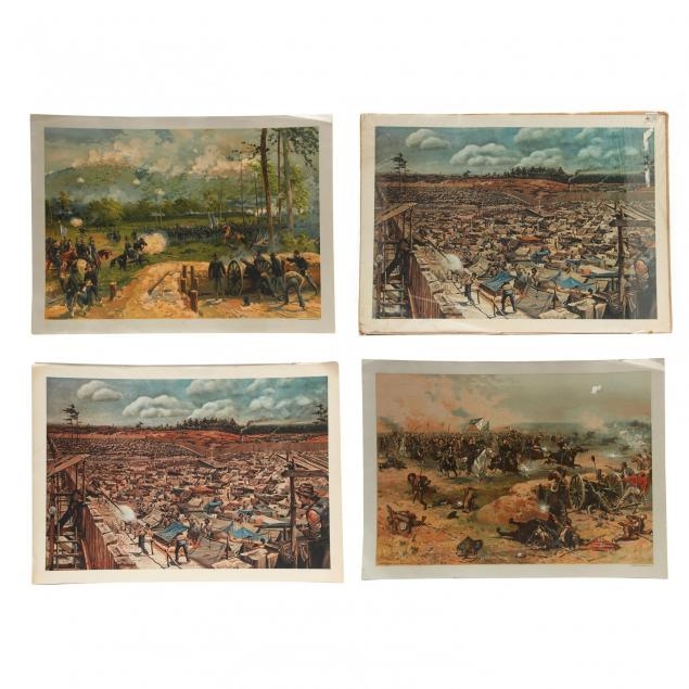 Four Well Known Civil War Prints Lot 1064 Single Owner Civil War And 