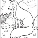 Fox Coloring Page Coloring Home