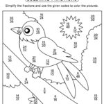 Fraction Coloring Worksheets Math Monks