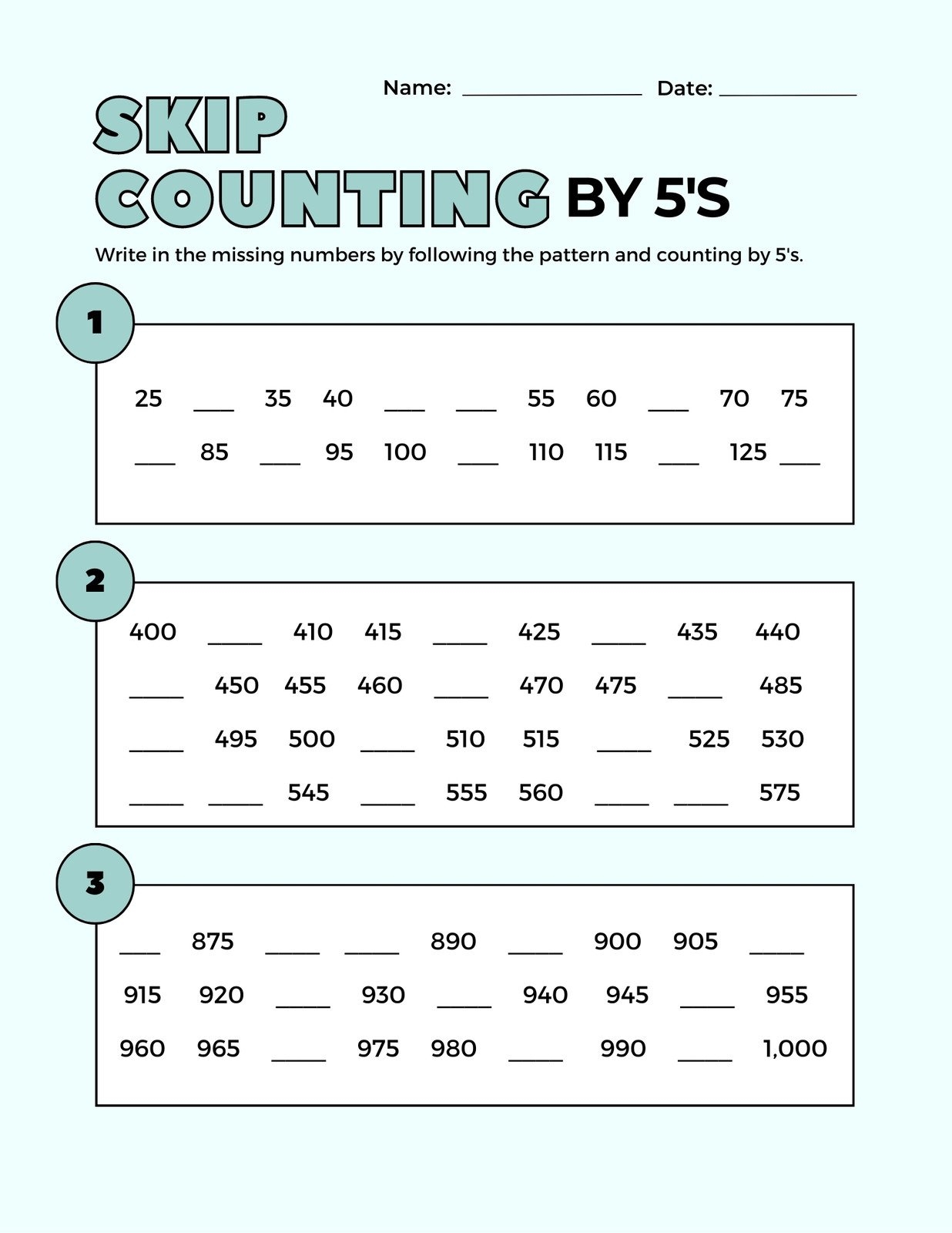2nd grade math worksheet