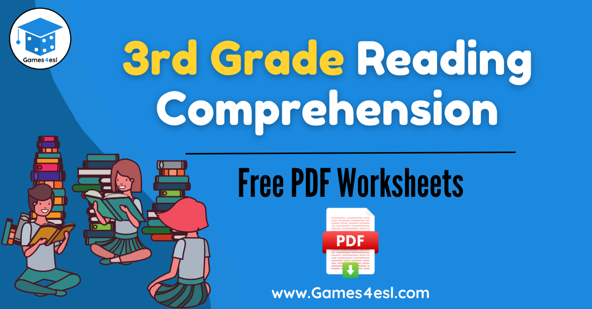 Free 3rd Grade Reading Comprehension Worksheets Games4esl