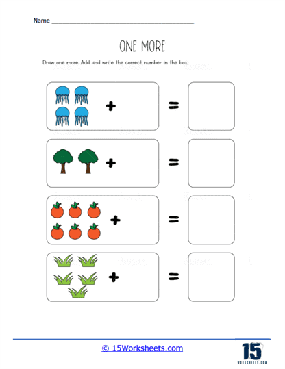 Free Adding One More Worksheet Download Free Adding One More Worksheet 