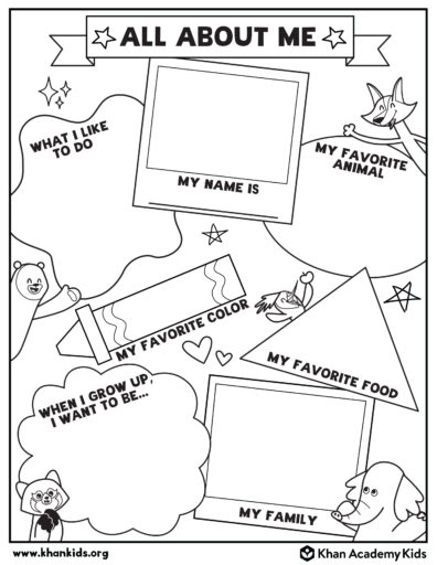 Free All About Me Worksheet Khan Academy Blog Worksheets Library