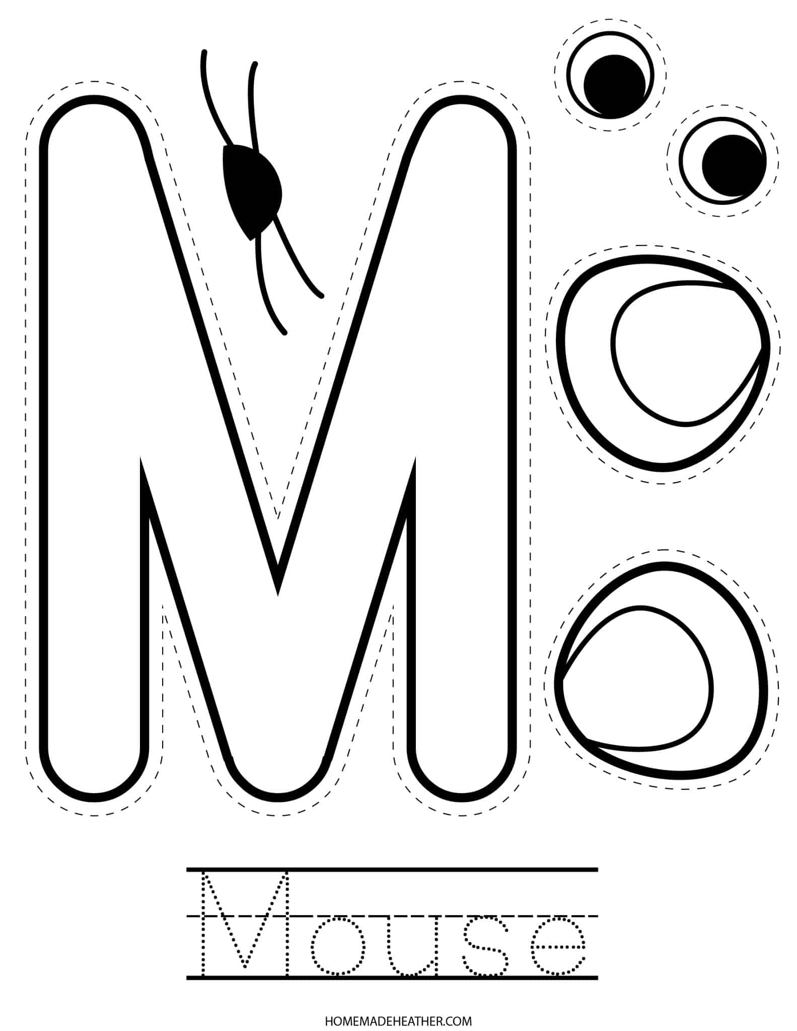 Free Alphabet Craft Printables Homemade Heather