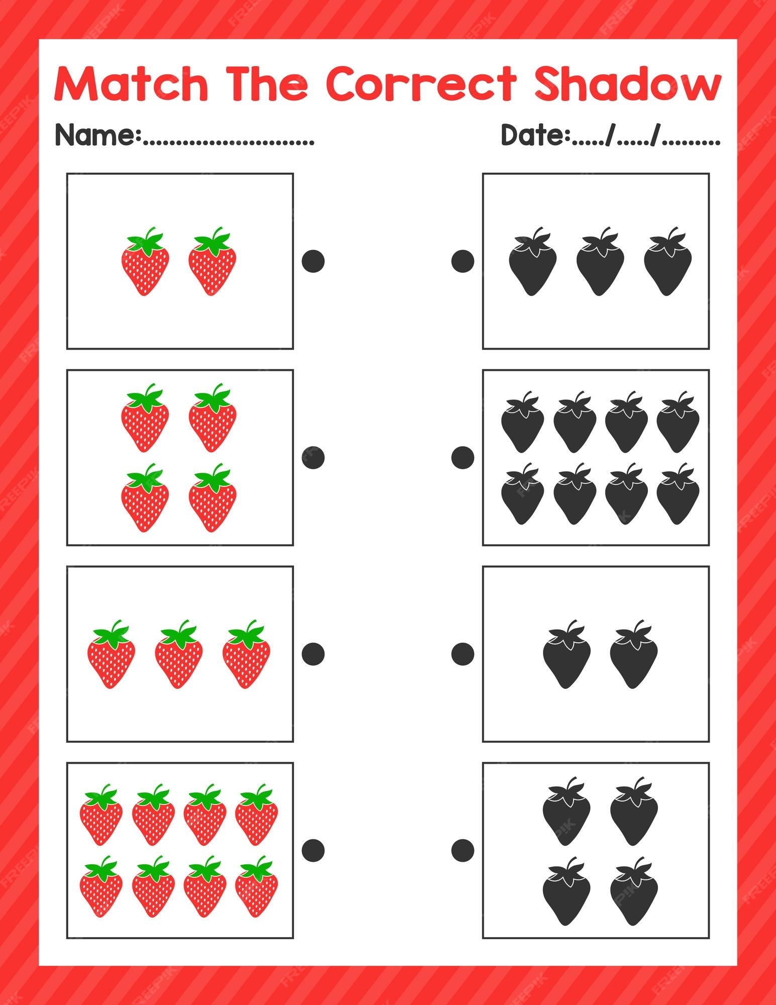 matching worksheets
