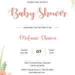 Free Baby Shower Invitation Template In PSD MS Word Publisher