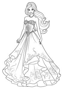 Free Barbie Color Pages Unleash Your Inner Artist And Bring Barbie To 