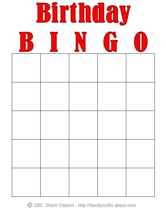 free printable birthday bingo cards for kids