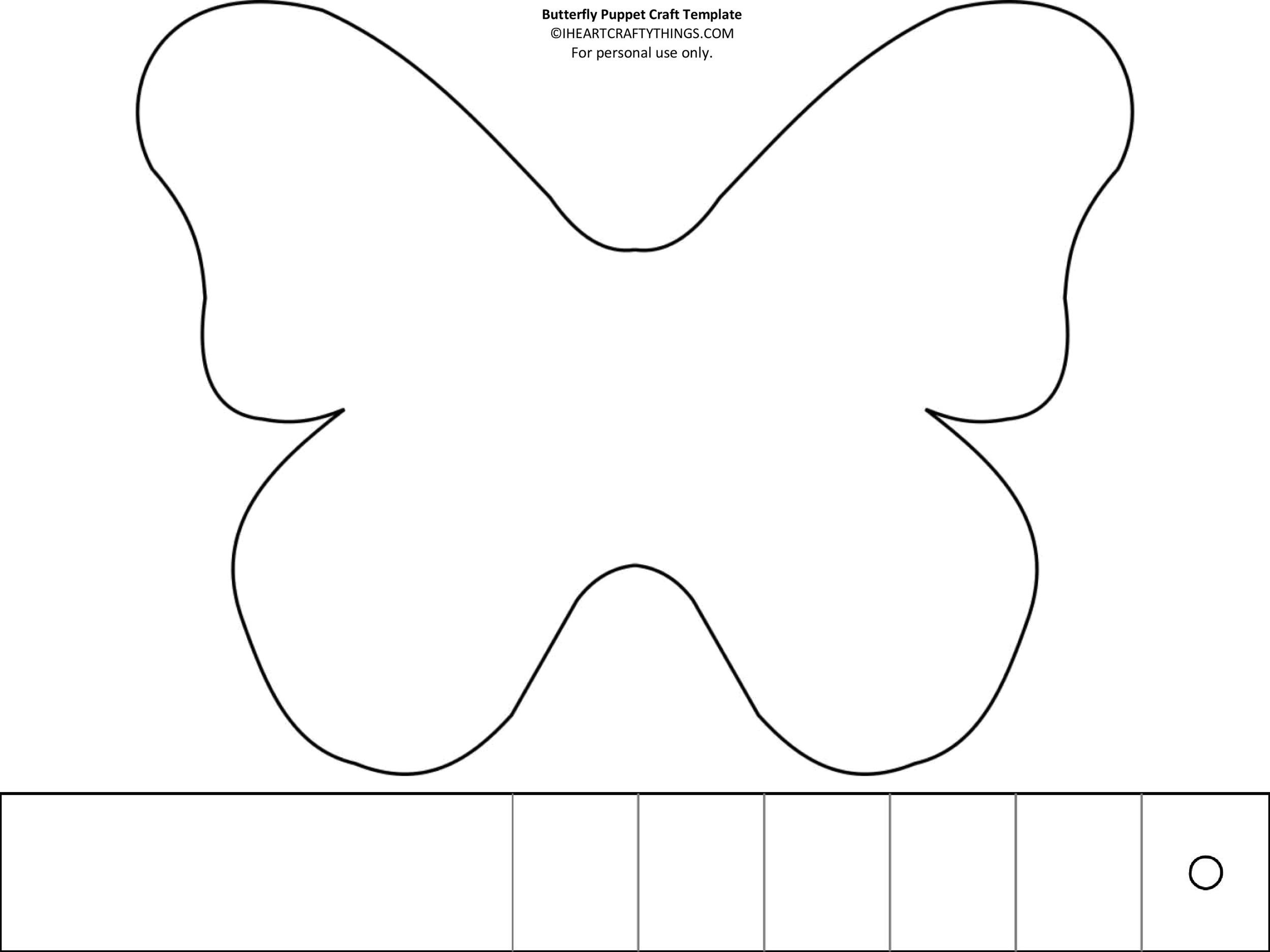butterfly template printable free