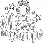 Free Camping Coloring Pages Coloring Home