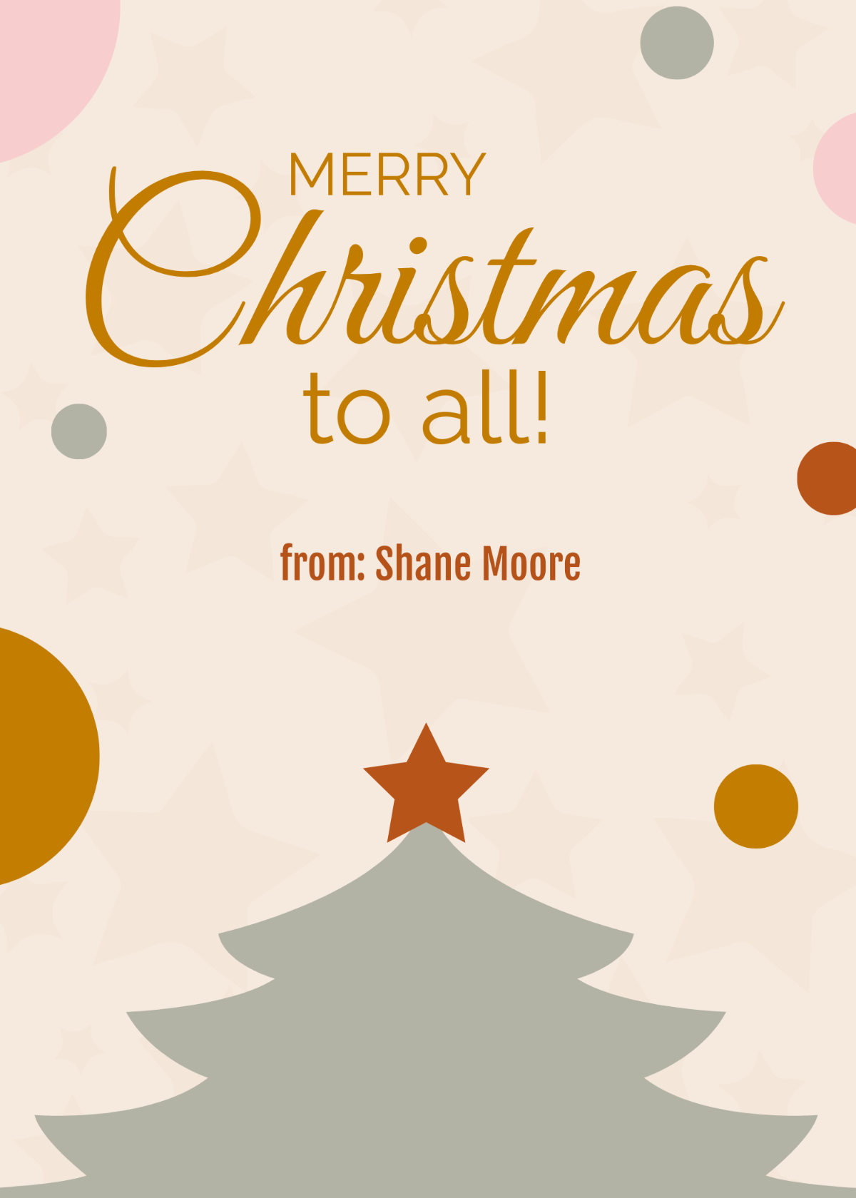 Free Christmas Tree Template To Edit Online