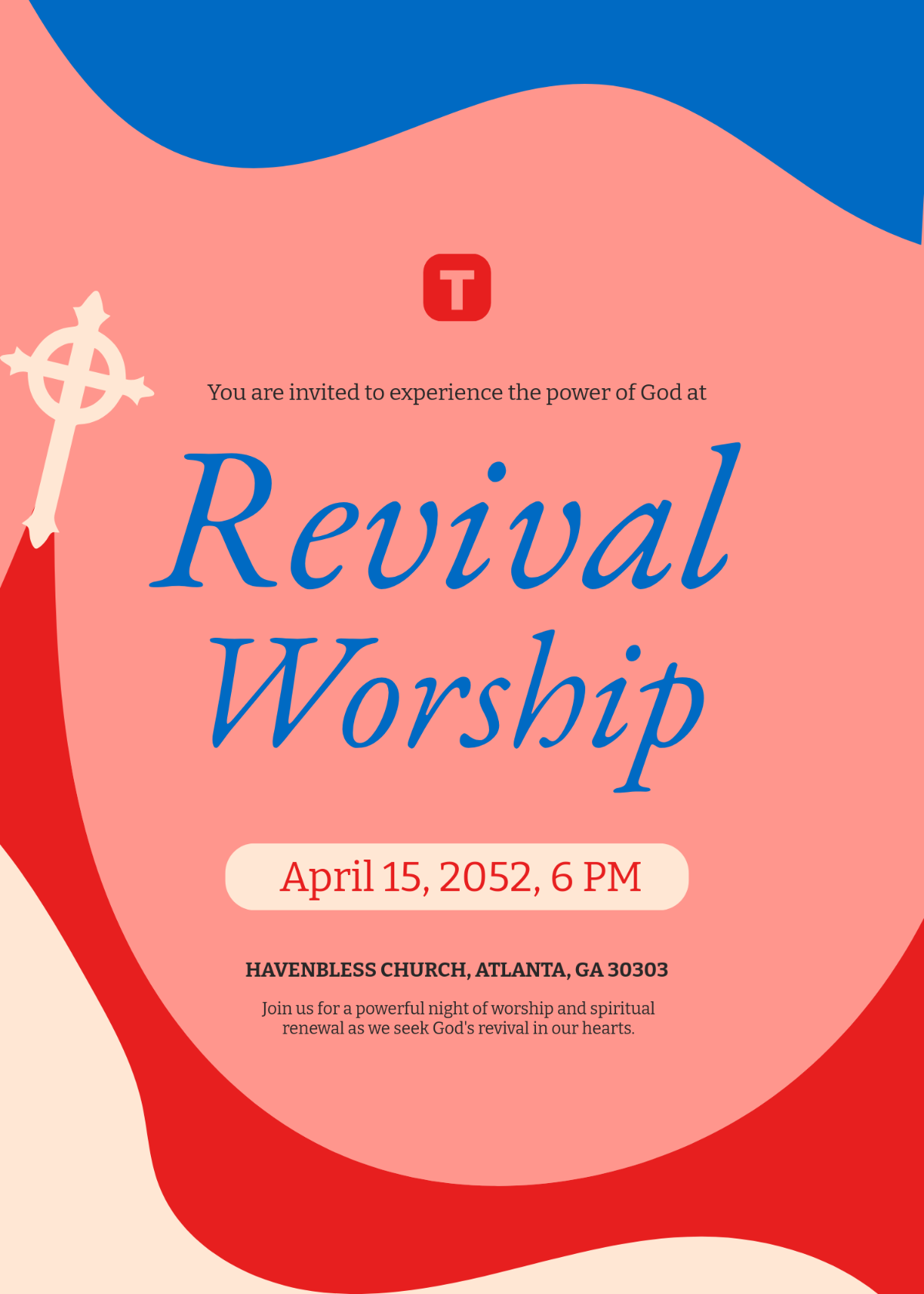 Free Church Invitation Letter Template To Edit Online