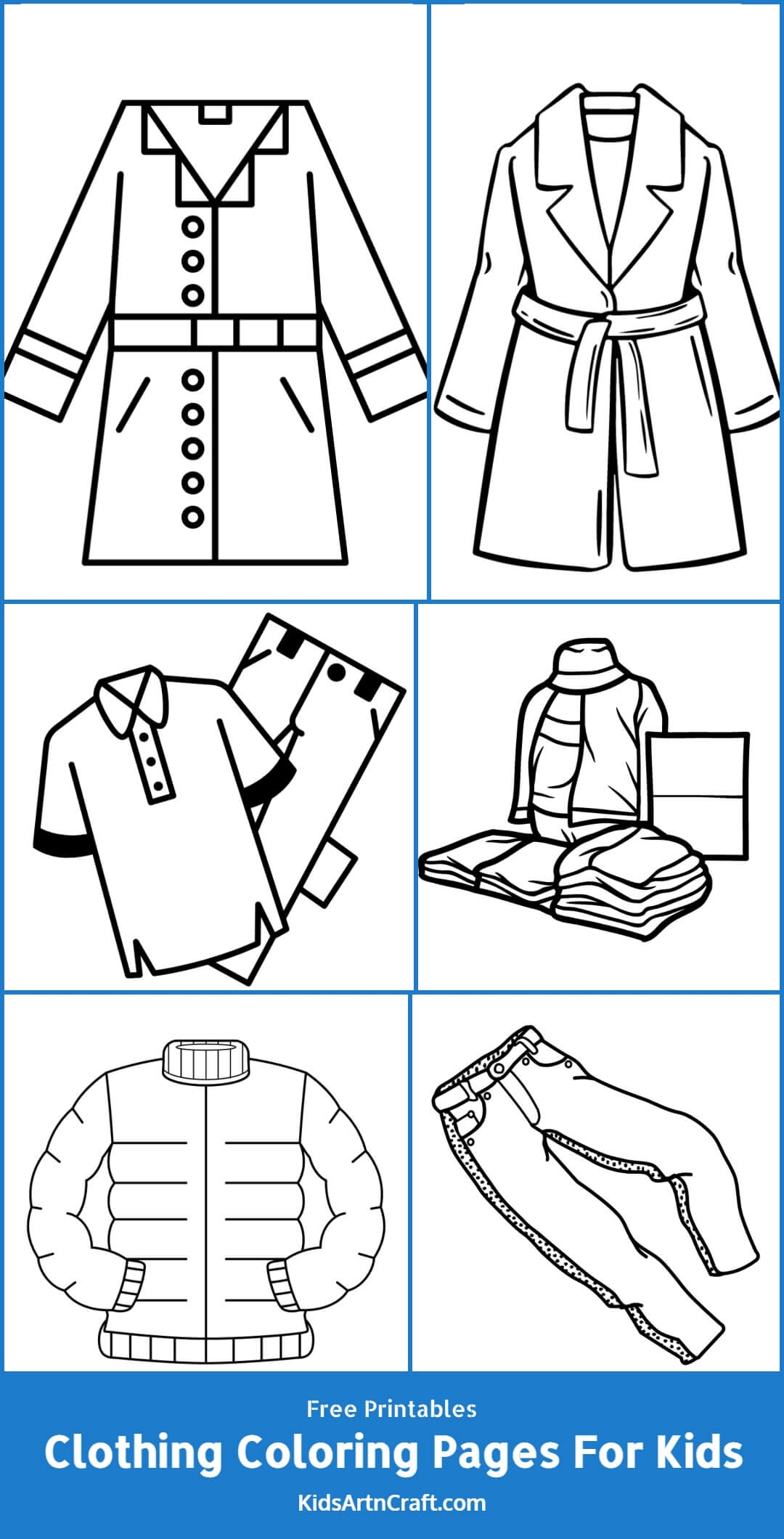 clothes free printables