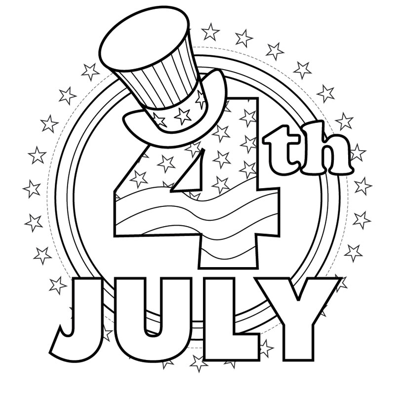Free Coloring Pages Fourth Of July Coloring Pages