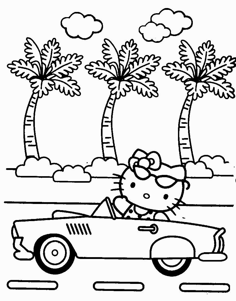 Free Coloring Pages Hello Kitty Coloring Home