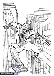 Free Coloring Sheets Spiderman Free Printable Coloring Pages