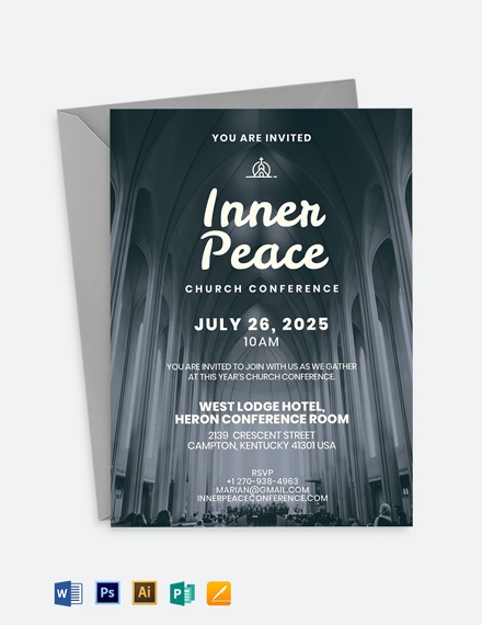 FREE Conference Invitation Template Download In Word Google Docs 