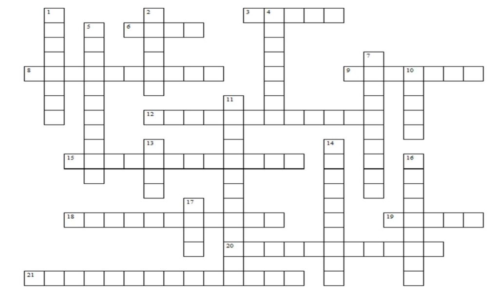 Free Crossword Puzzle Generator Printable Printable Crossword Puzzles