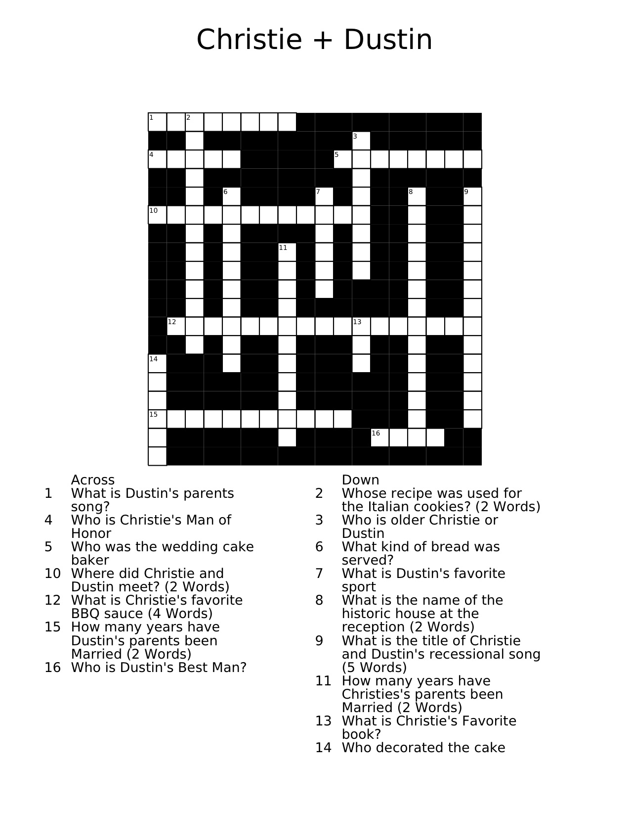 crossword puzzle generator free printable