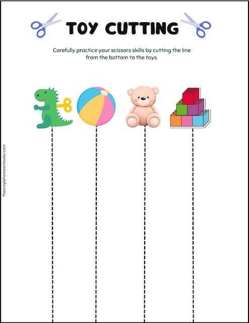Free Cutting Worksheets For Fine Motor Skills Your Therapy Source